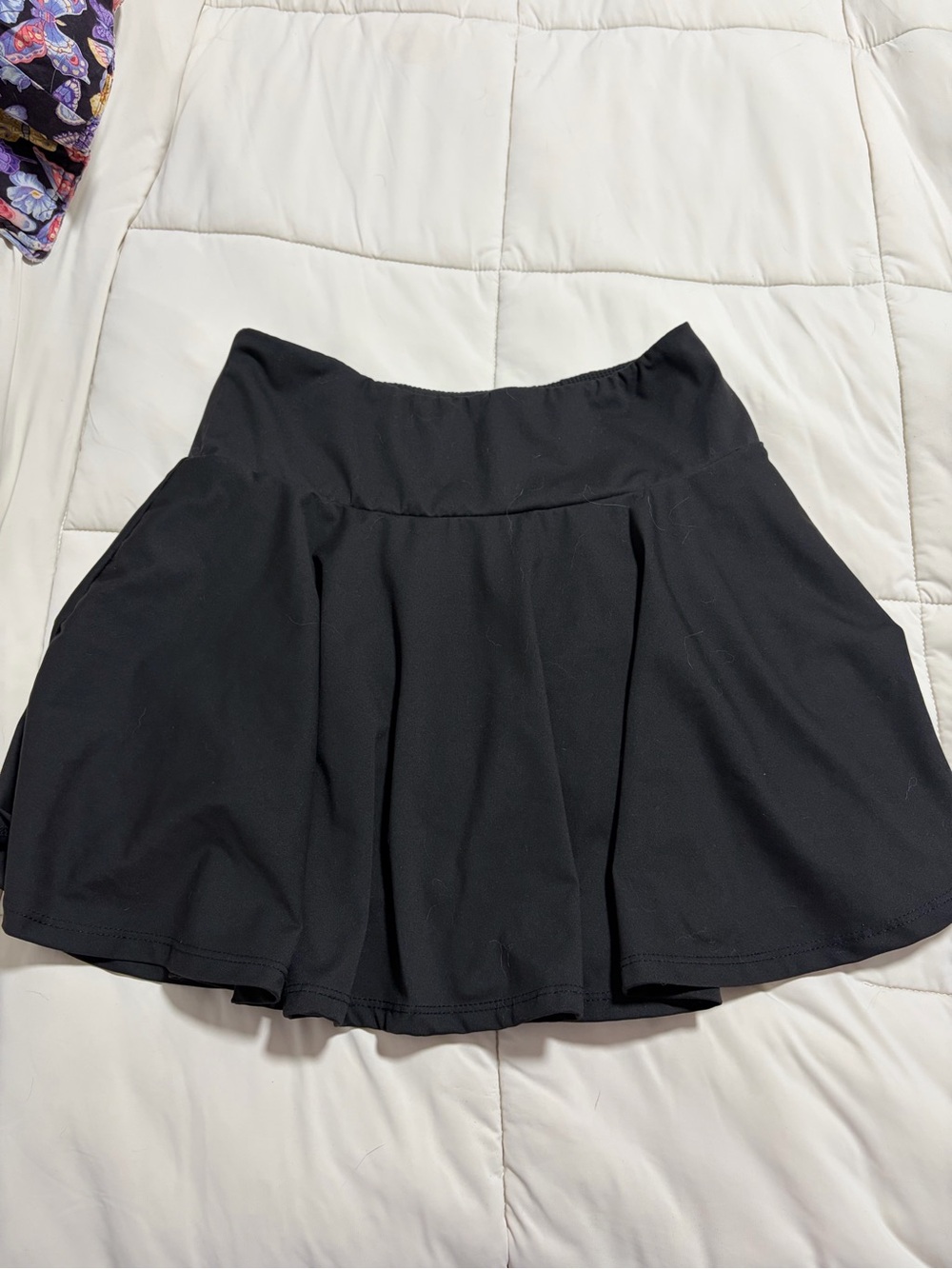 Streetwear Society Black Flared A-Line Mini Skort - Picture 3 of 3